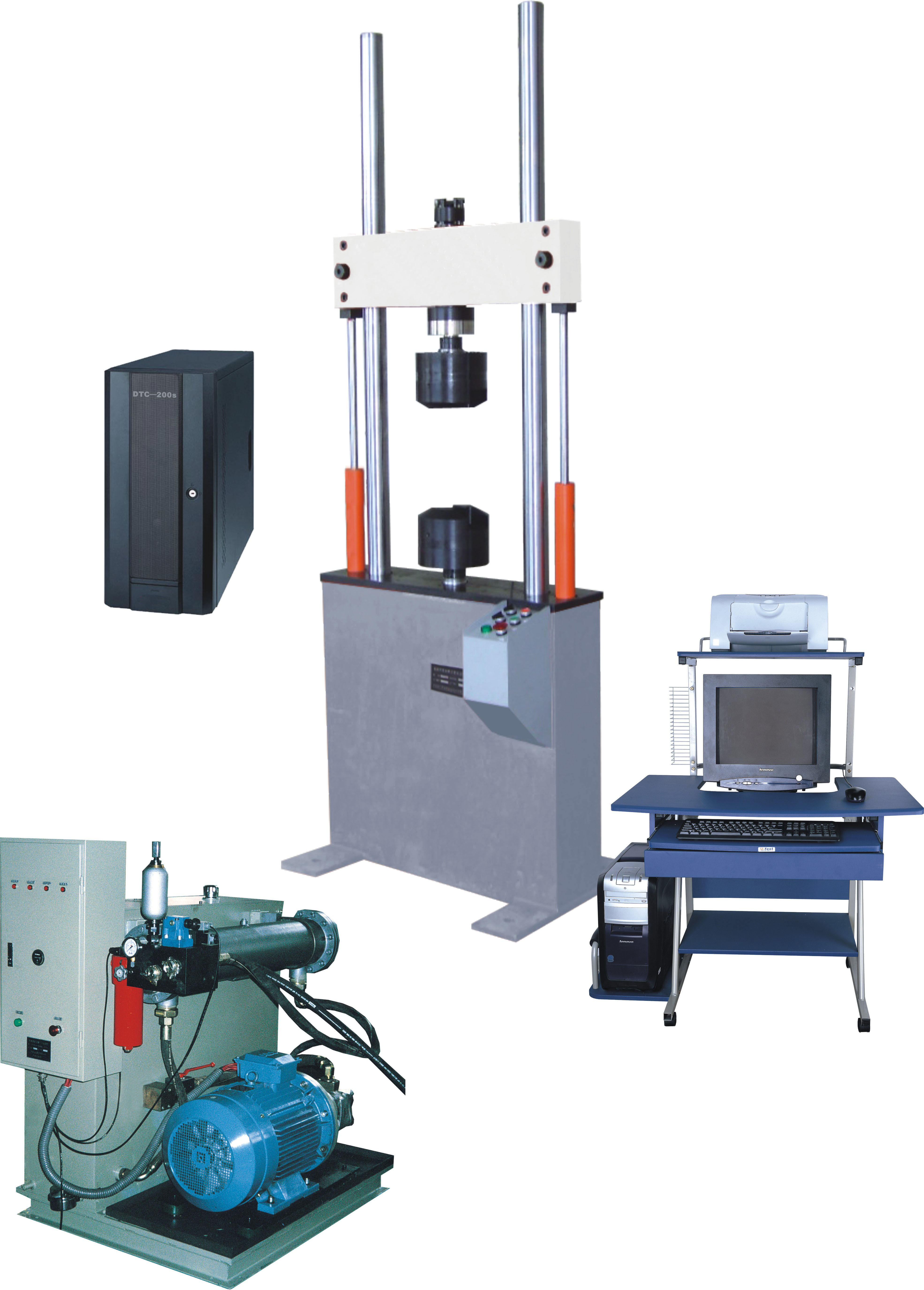 電液伺服動(dòng)靜萬(wàn)能試驗(yàn)機(jī)